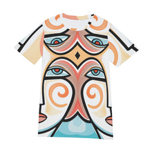 Load image into Gallery viewer, Colorful Face Abstract Art  | Unisex T-Shirt | (100% Cotton)
