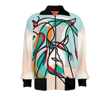 Load image into Gallery viewer, Horses Line Art | Unisex Knitted Jacket
