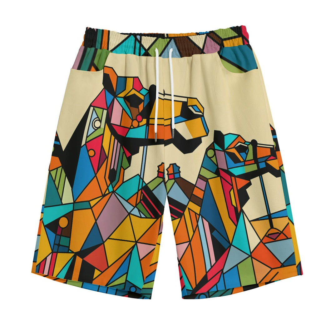 Camel Digital Art | Unisex Straight Short (100% Cotton)