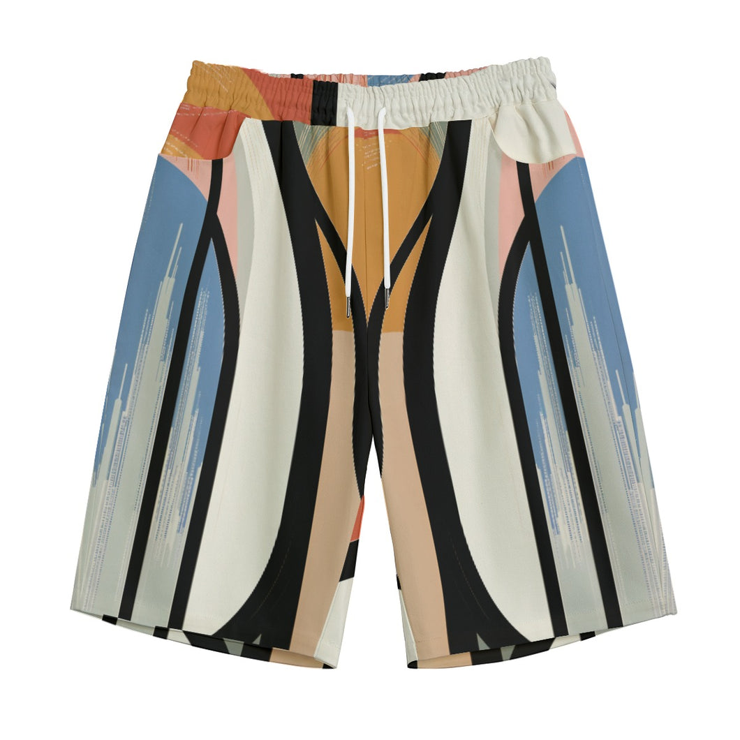 Colorful Abstract Art | Unisex Straight Short (100% Cotton)