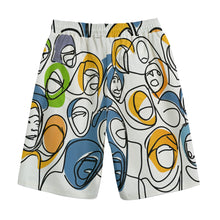 Load image into Gallery viewer, Crowded Women Art | Unisex Straight Short (100% Cotton)
