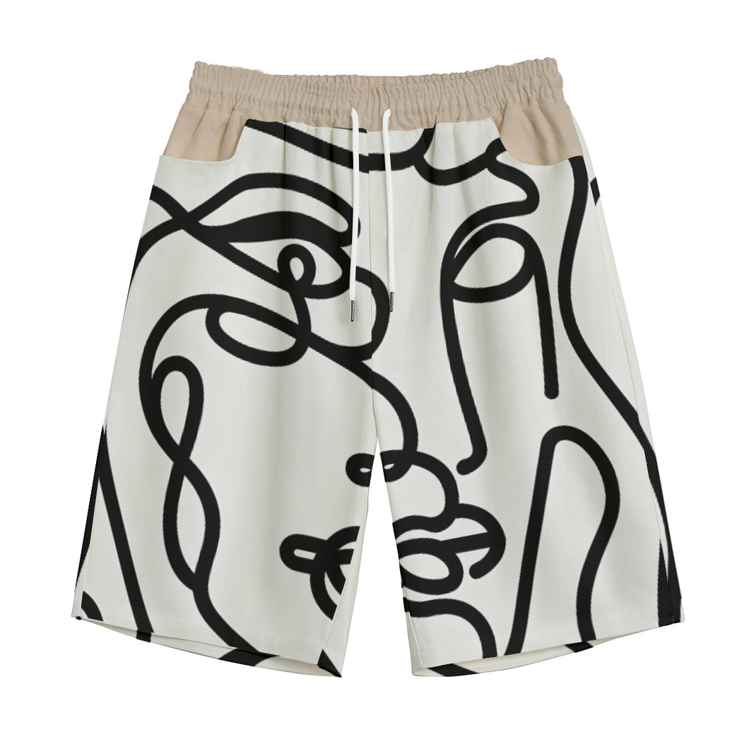 Face Art | Unisex Straight Short (100% Cotton)