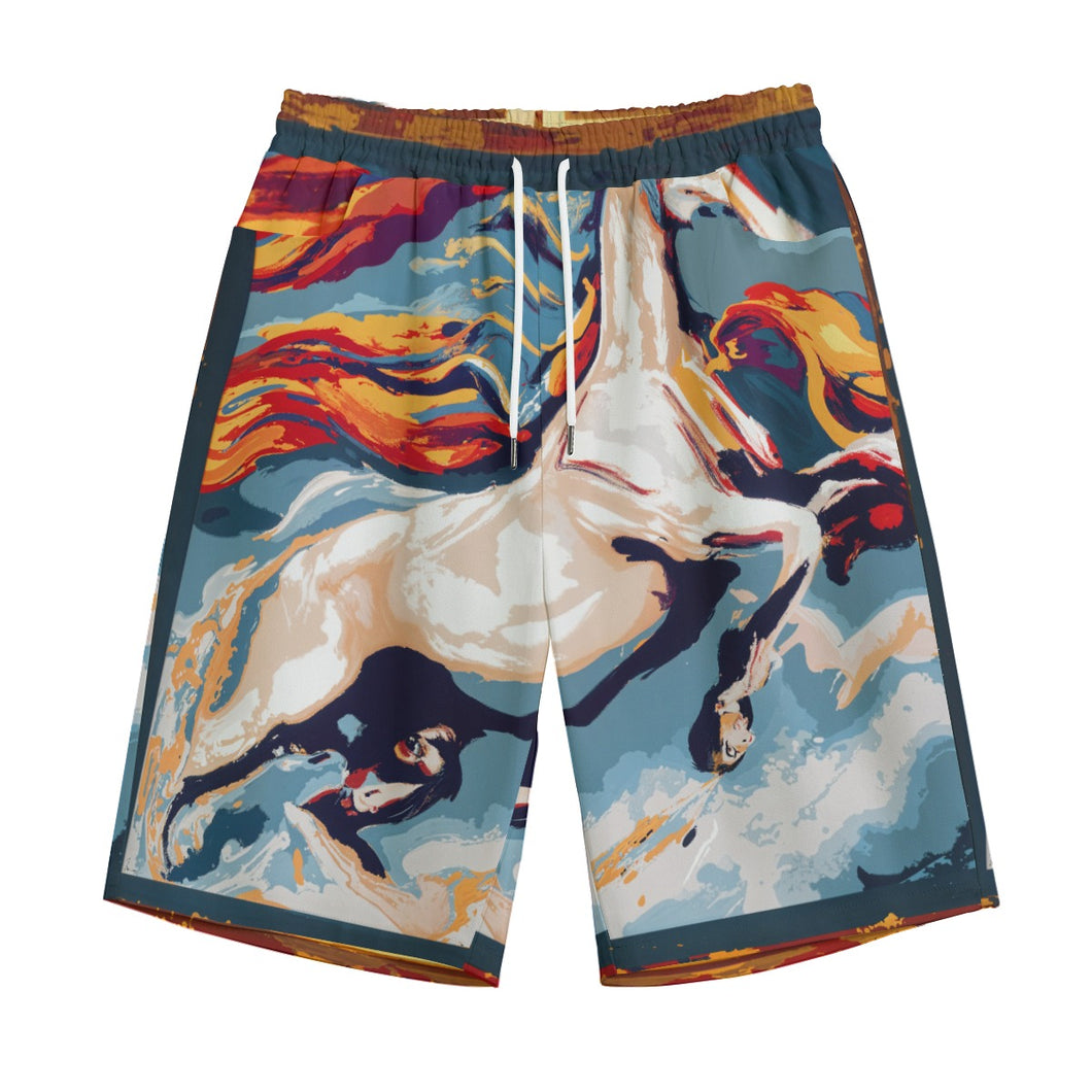 Horse Painting | Unisex Straight Short (100% Cotton)