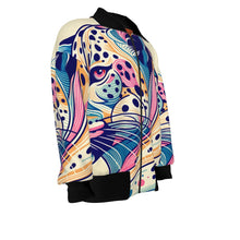 Load image into Gallery viewer, Blue and Pink Leopard Print | Unisex Knitted Jacket
