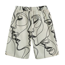 Load image into Gallery viewer, Faces Pencil Art | Unisex Straight Short (100% Cotton)
