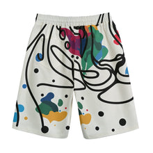 Load image into Gallery viewer, Colorful Leopard Face | Unisex Straight Short (100% Cotton)
