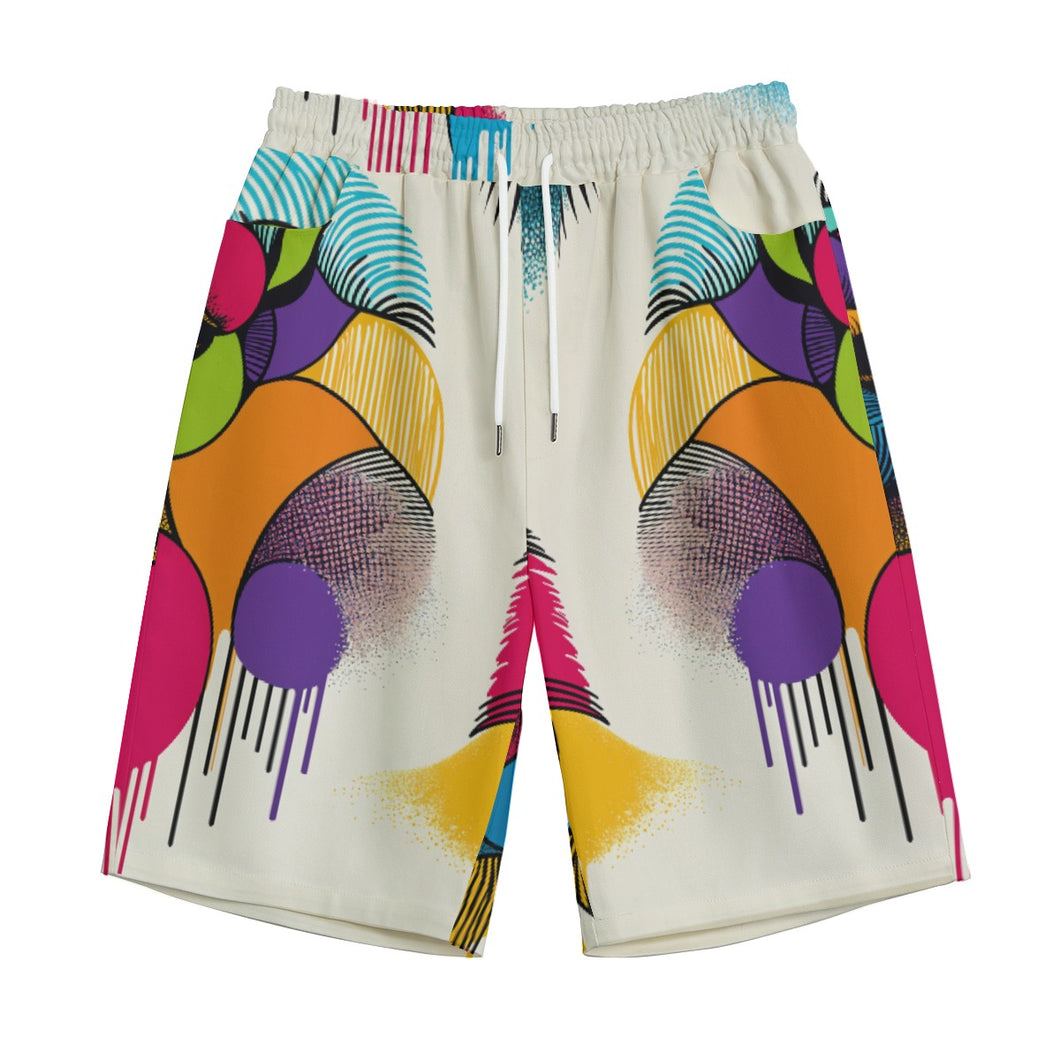 Colorful Print | Unisex Straight Short (100% Cotton)