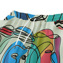 Load image into Gallery viewer, Arabic Men Line Art | Unisex Straight Short (100% Cotton)
