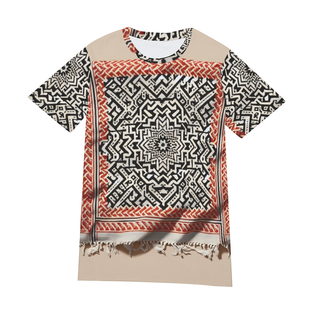 Shemagh Painting | Unisex O-Neck T-Shirt | (100% Cotton)