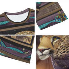 Load image into Gallery viewer, Luxury Digital Art of Leopard | Unisex T-Shirt | (100% Cotton)
