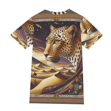 Load image into Gallery viewer, Arabian Leopard and Desert | Unisex O-Neck T-Shirt | (100% Cotton)
