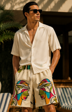 Load image into Gallery viewer, Colorful face Art | Men Shorts (100% Cotton)
